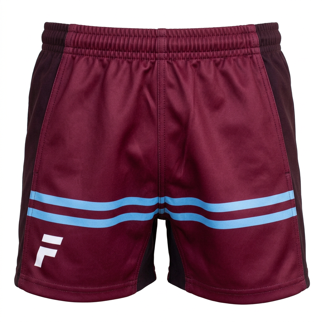 Rugby-Shorts PRO, 6 Bahnen