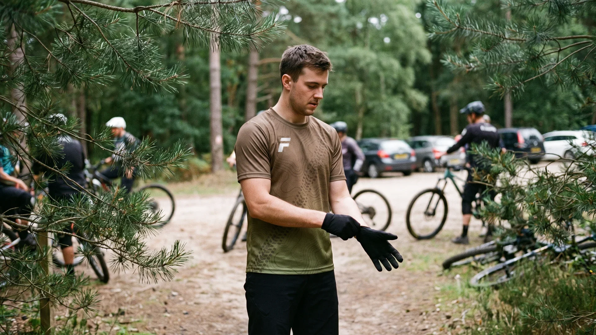 Maillot VTT sublimé — détail