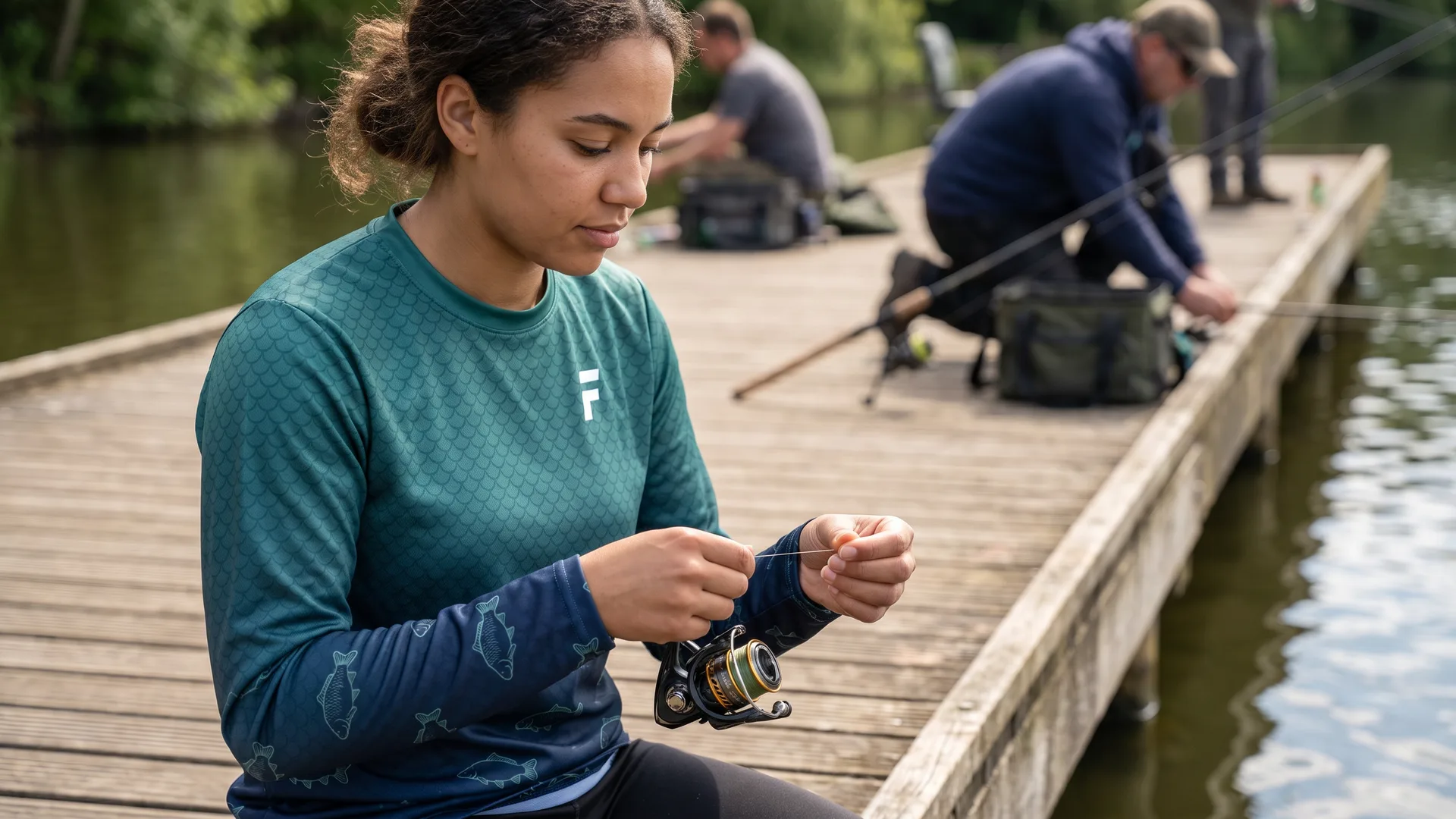 Maillot de pêche sublimé — détail